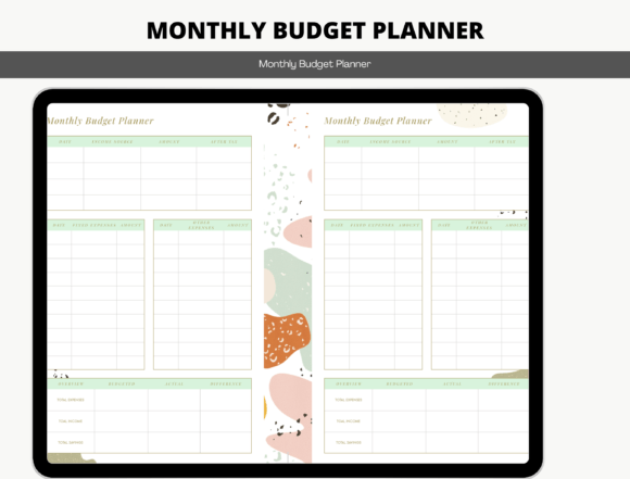 Download Monthly Budget Planner - Budget planner Collection