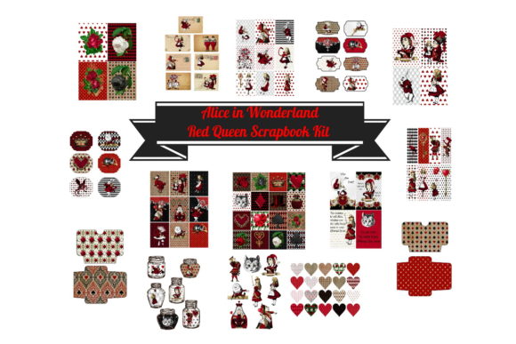 Download Alice in Wonderland Scrapbook Kit - Alice Collection