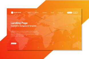 Download Orange Landing Page Background Map - Premium Resources