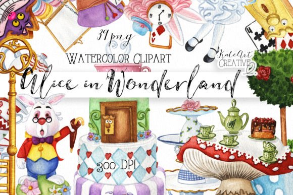 Download Alice in Wonderland Sweets Clipart. - Alice Collection