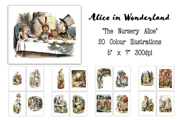 Download Alice in Wonderland Mad Hatter Tea Party - Alice Collection