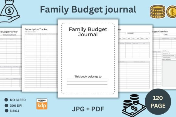 Download Family Budget Planner or Journal - Budget planner Collection