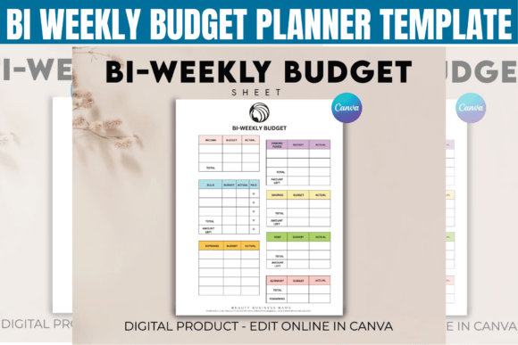 Download Bi-Weekly Budget Planner Template - Budget planner Collection